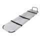 Civière standard amovible avec barrière de pieds, interchangeable avec civière bariatrique