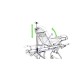 Porte sérum repliable 2 parties alu