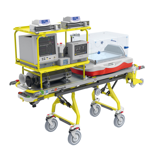 Chariot brancard pédiatrique néonatal